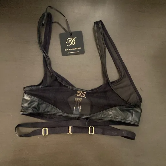 Honey Birdette Emily Nero Bralette