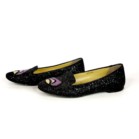 HTF Chiara Ferragni Glitter Ballet Flats, Disney Maleficent RARE Limited Edition