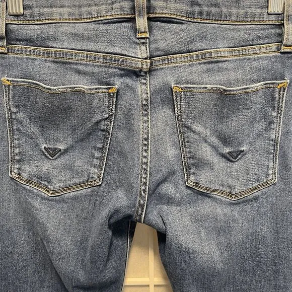 Hudson Nico Super Skinny Jeans Size 25 Blue Mid-Rise Stretch Denim Classic Fit