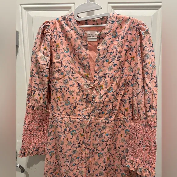 HYACINTH HOUSE Light Pink Floral Lucille Maxi Dress