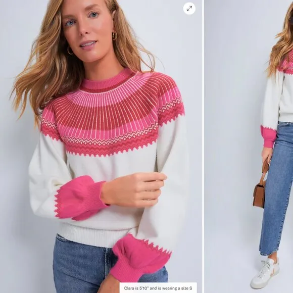 Hyacinth House Tuckernuck Rouge Color Block Sweater