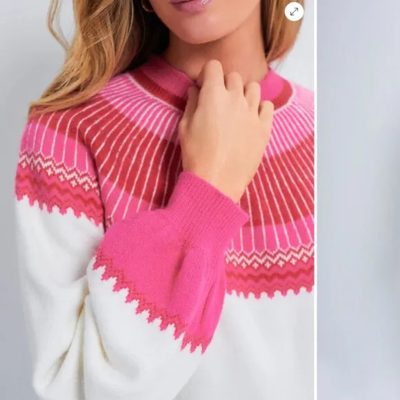 Hyacinth House Tuckernuck Rouge Color Block Sweater