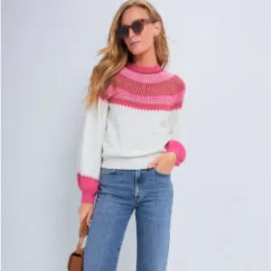 Hyacinth House Tuckernuck Rouge Color Block Sweater