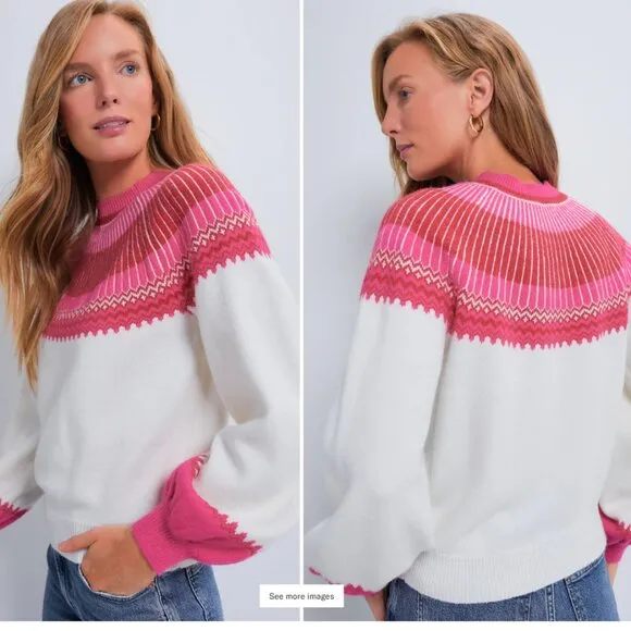 Hyacinth House Tuckernuck Rouge Color Block Sweater