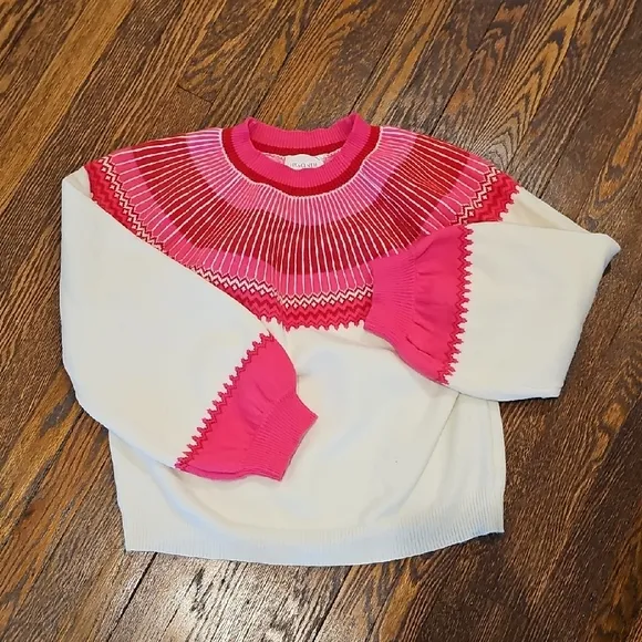 Hyacinth House Tuckernuck Rouge Color Block Sweater