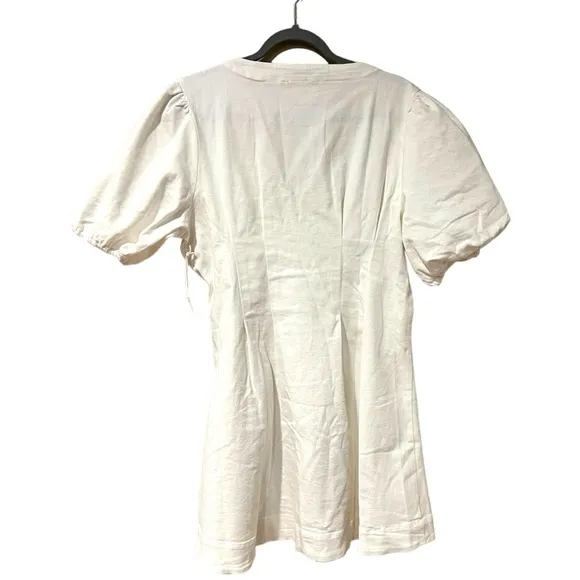 Hyacinth House White Denim Emelia Mini Dress (XXL)