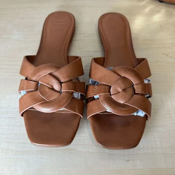 INC Brown Braided‎ Sandals