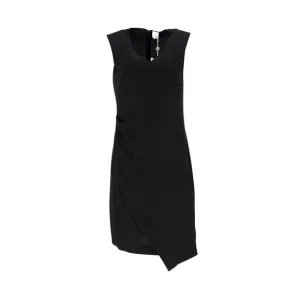 Iris &amp; Ink Sleeveless Sheath Dress in Black Polyester