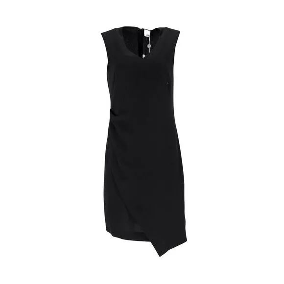 Iris &amp; Ink Sleeveless Sheath Dress in Black Polyester
