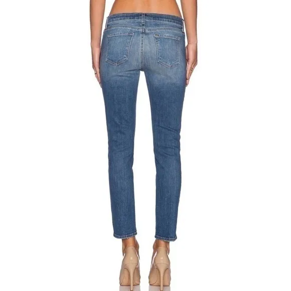 J Brand 9057 Cropped‎ Ellis Straight Jeans Rival