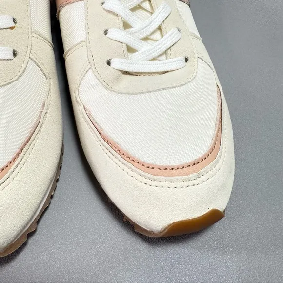 J. Crew Colorblock Clayivory Casual Sneakers 9.5 NWOB