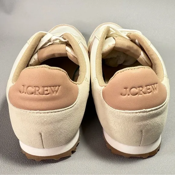 J. Crew Colorblock Clayivory Casual Sneakers 9.5 NWOB