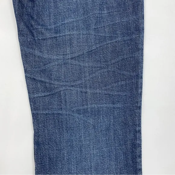 J. Crew EUC 10” Billie Demi Boot Crop in Dark Wash Light Distressing Size 26
