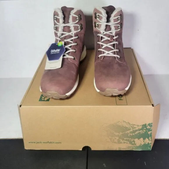 Jack Wolfskin Women Queenstown City Waterproof Leather Hiking Boots Size 7.5
