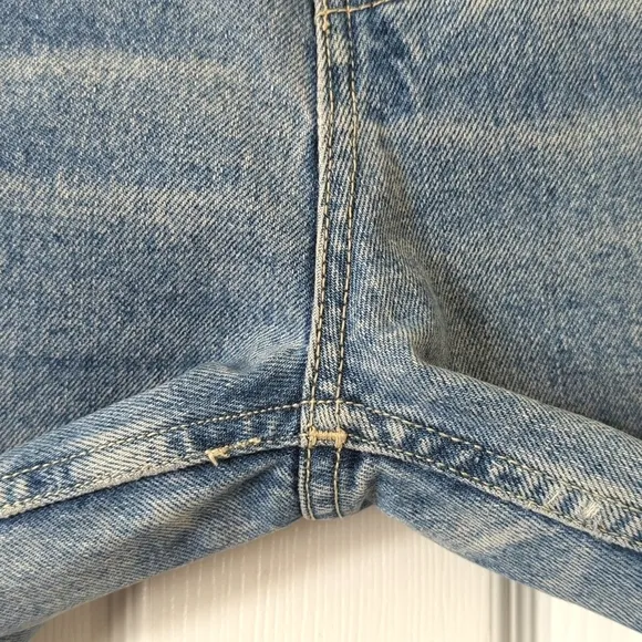 Jag 90's Vintage Classic Medium Wash High Waisted Tapered Leg Denim Mom Jeans 12