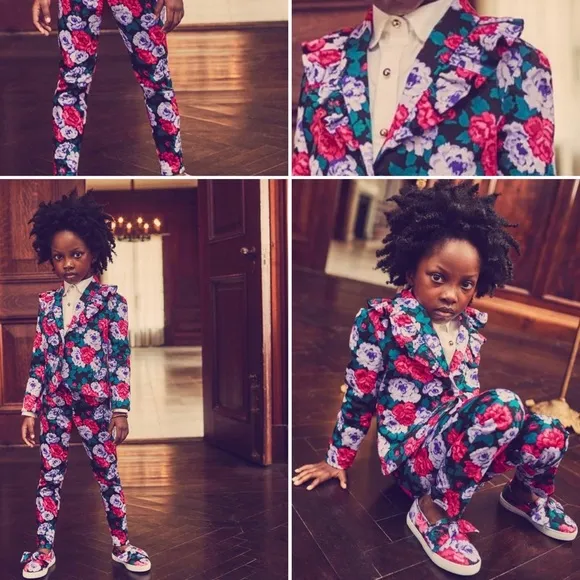 Janie and Jack x HRF Children’s Collection - Floral 2-Piece Blazer and Pant Suit