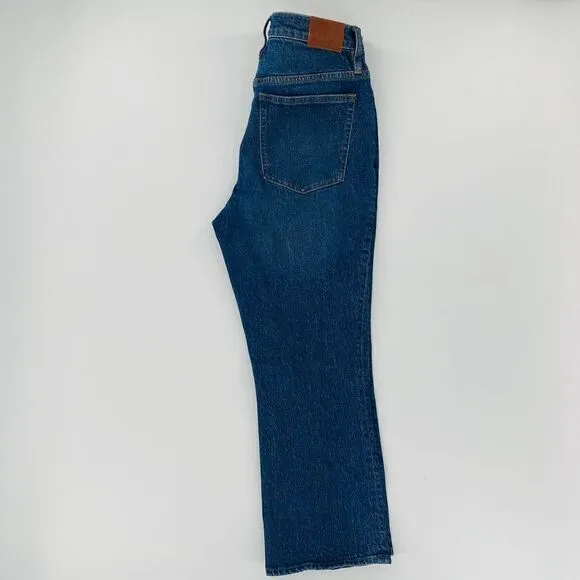J.Crew 10&quot; Demi-Boot Crop Jean In Stone  Street Wash Size 30