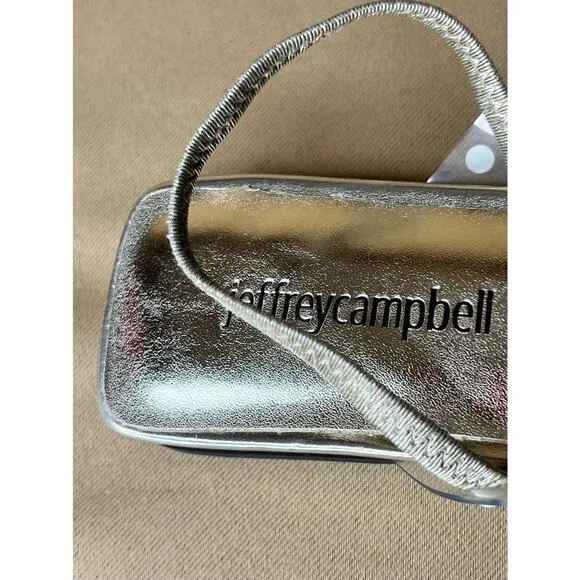 Jeffrey Campbell Pearl Flats Sandals 7 New