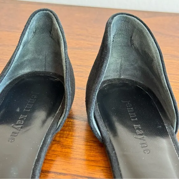 Jenni Kayne Suede D'Orsay Flats SZ.39 BLACK