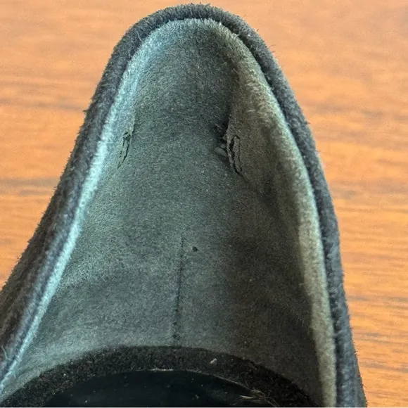 Jenni Kayne Suede D'Orsay Flats SZ.39 BLACK