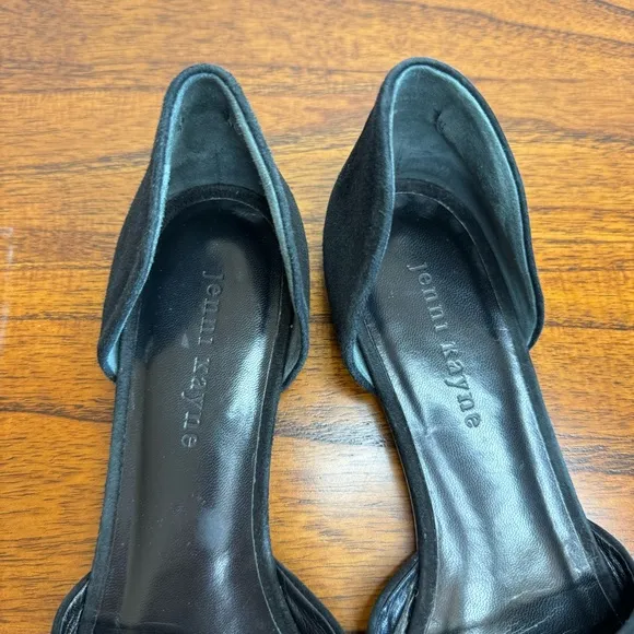 Jenni Kayne Suede D'Orsay Flats SZ.39 BLACK