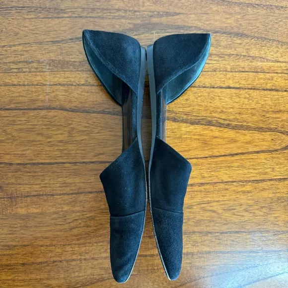 Jenni Kayne Suede D'Orsay Flats SZ.39 BLACK