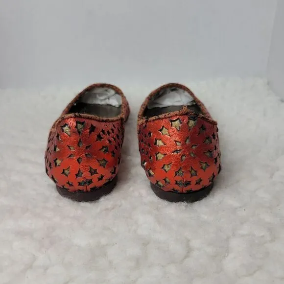 Jimmy Choo Women's Size 7 Momo  Star Res Laser Cut Ballet Flats
