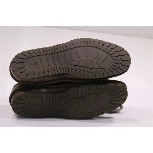John Varvatos Brown Leather Moccasin Loafers Men's US 11.5