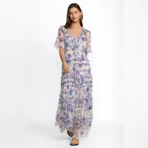 Johnny Was Glinda Silk Maxi Dress