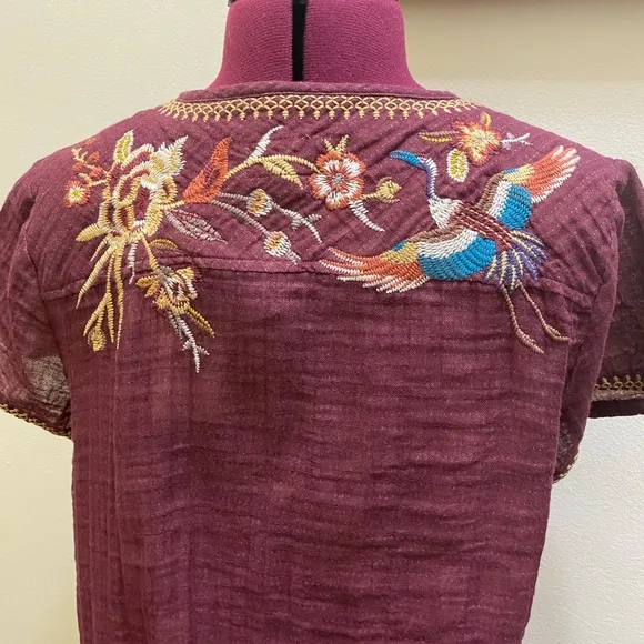 Johnny Was Varlese Drape Tunic Dress. Small.
