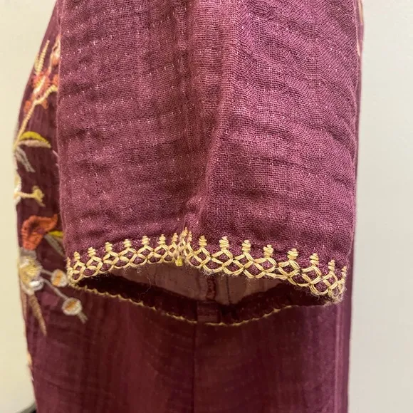 Johnny Was Varlese Drape Tunic Dress. Small.