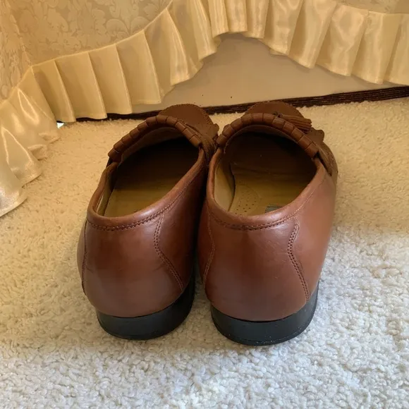 JOHNSTON &amp; MURPHY BRELAND KITTIE MENS LEATHER TASSEL LOAFERS