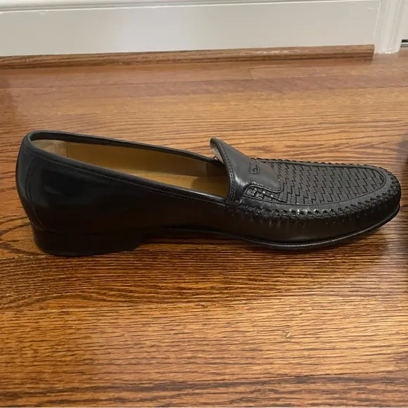 Johnston &amp; Murphy Men's Black Loafer Dress Shoe Size 10M