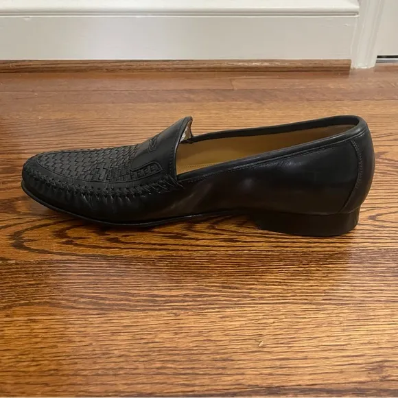 Johnston &amp; Murphy Men's Black Loafer Dress Shoe Size 10M