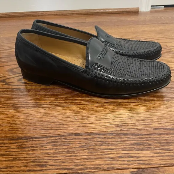 Johnston &amp; Murphy Men's Black Loafer Dress Shoe Size 10M