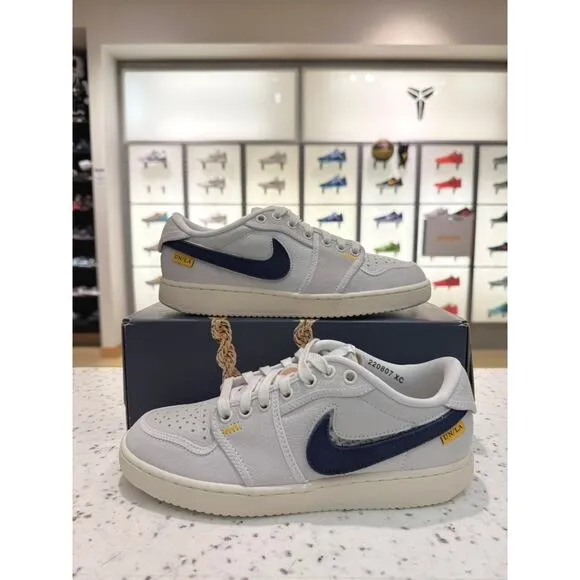 Jordan 1 Retro AJKO Low SP Union Sail Leather Muslin Neutral Grey DZ4864 100