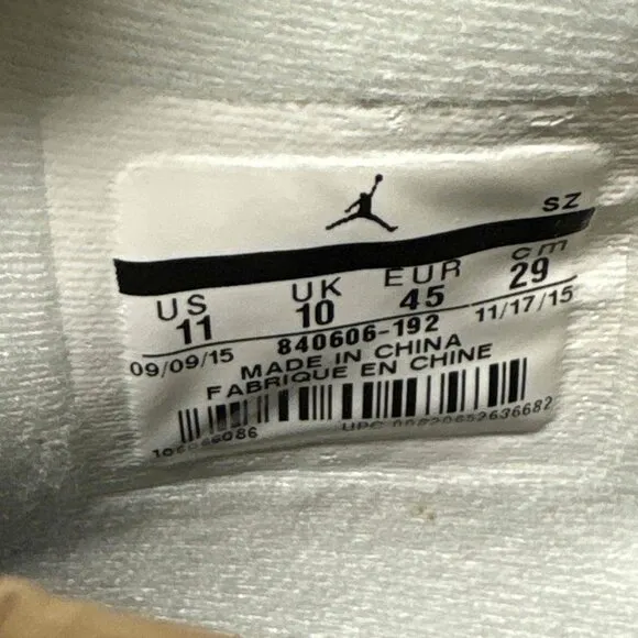 Jordan 4 Retro White Cement 2016 (840606-192), Size 11