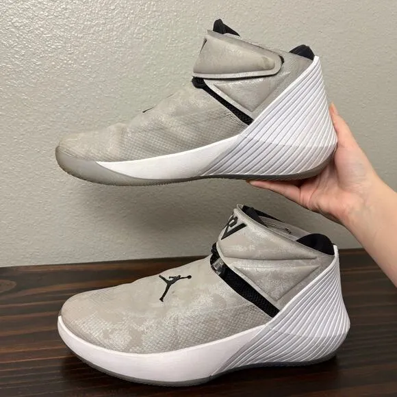 Jordan Why Not Zer0.1 Size 11 Tech Grey Black White Orange Melon Tint Sneakers