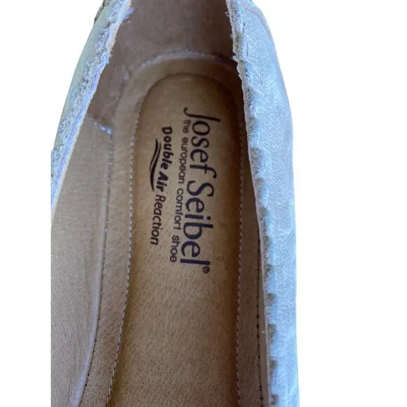 Josef Seibel Pippa 31 Cream (buff) Ballet Flats Size 6/37 W/ Air Padded Insole