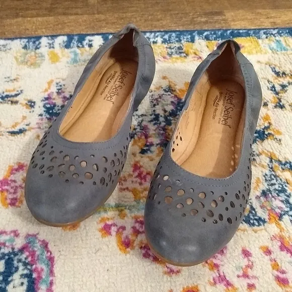 𝅺JOSEF SEIBEL Pippa leather flats Womens size 36