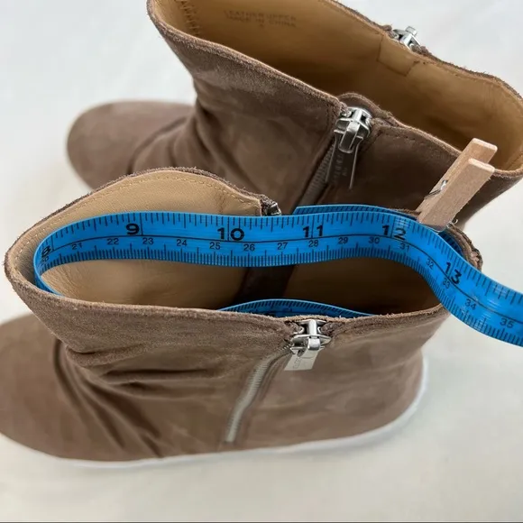 J/Slides Nila Taupe Suede Bootie Size 8