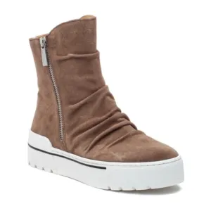 J/Slides Nila Taupe Suede Bootie Size 8