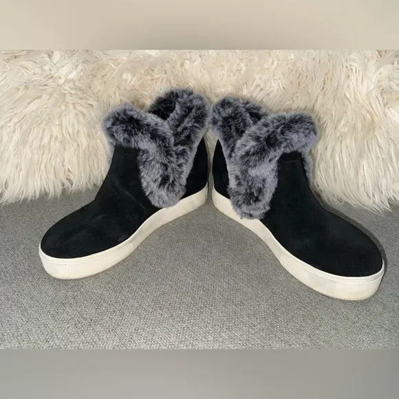 J/Slides Women's Sean Waterproof Suede Booties