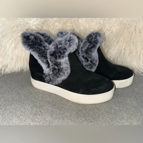 J/Slides Women's Sean Waterproof Suede Booties