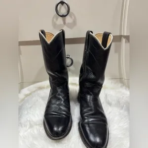 JUSTIN CLASSIC ROPER WESTERN BOOTS - ROUND TOE