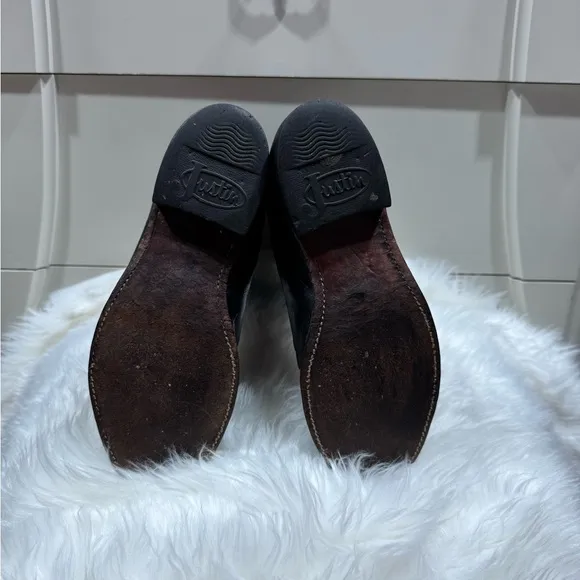 JUSTIN CLASSIC ROPER WESTERN BOOTS - ROUND TOE