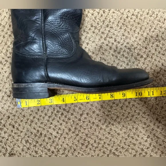 JUSTIN CLASSIC ROPER WESTERN BOOTS - ROUND TOE