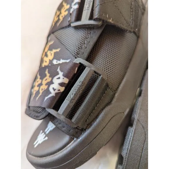 Kappa 222 Banda Aster 4 Black-white-yellow Bodies Size Women's 9 Mens 7 NEW