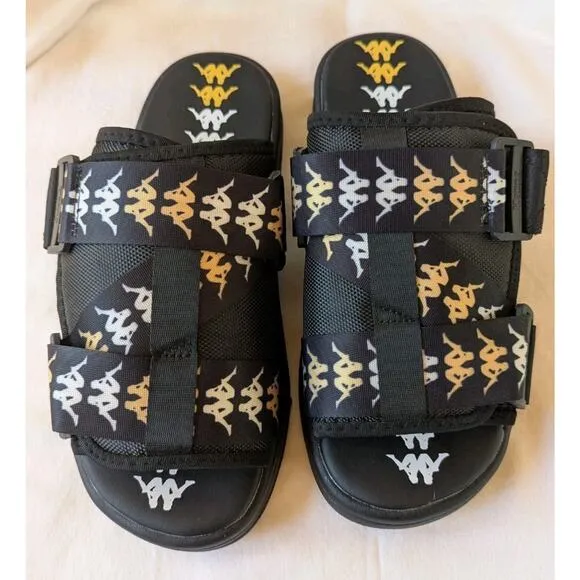 Kappa 222 Banda Aster 4 Black-white-yellow Bodies Size Women's 9 Mens 7 NEW