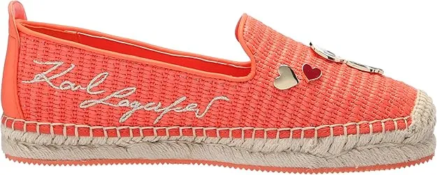 Karl Lagerfeld Paris Embellished Slip On Espadrilles size 9